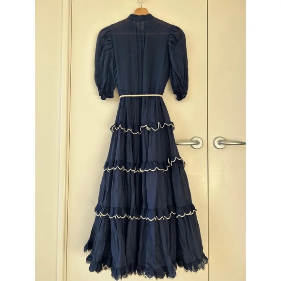 ZIMMERMANN Aliane Scallop Frill Dress - Picture 2 of 3
